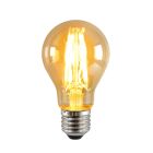 Dimbare Olucia E27 LED lamp, A60, 5W, Amber glas, 2400k