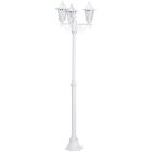 Witte klassieke buitenlamp aluminium, Alieke, IP44