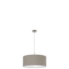 Taupe moderne hanglamp stof, Abano