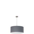 Grijze moderne hanglamp stof, Abano
