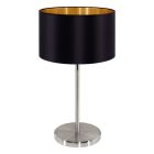 Gouden moderne tafellamp stof, Terme, met schakelaar