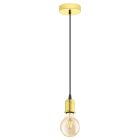 Stalen hanglamp Christel messing