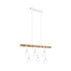 Houten balk hanglamp wit, Anton