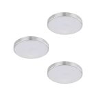 Zilveren keukenkast verlichting Vanya, aluminium, 2W 3000K (warm wit) LED
