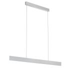 Grijze moderne hanglamp aluminium, Rick, 21W, 3000K LED