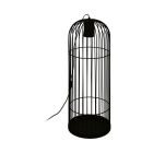 Zwarte industriële vloerlamp, Dunia, staal