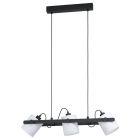 Houten hanglamp zwart, Kaspar