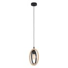 Landelijke hanglamp hout, Angeline