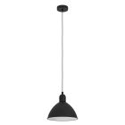 Zwarte industriële hanglamp aluminium, Nuno