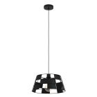 Zwarte hanglamp aluminium, Nelly