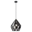 Zwarte design hanglamp metaal, Acri
