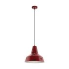 Rode retro hanglamp metaal, Praia
