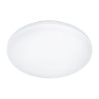 Witte plafonniere Eloise, staal, 7w 3000K (warm wit) LED