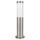 Zilveren buitenlamp kunststof, Carlein, IP44