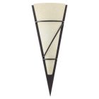 Puntige wandlamp Gali Klein Antiek bruin