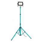 Blauwe werklamp aluminium, Angelos, 52W, 4000K LED, IP65, met schakelaar