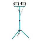 Blauwe werklamp aluminium, Angelos, 52W, 4000K LED, IP65, met schakelaar
