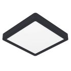Witte plafonnière kunststof, Geraldo, 17W, 3000K LED