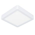 Witte plafonnière kunststof, Geraldo, 11W, 3000K LED