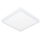 Witte plafonnière kunststof, Geraldo, 20,5W, 3000K LED