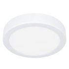 Witte badkamer plafondlamp kunststof, Geraldo, 11W, 3000K LED, IP44