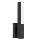 Zwarte moderne buitenlamp aluminium, Salman, 4,5W, 3000K LED, IP44