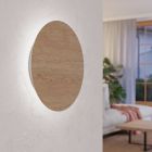 Bruine moderne wandlamp hout, Aisling, 9,2W, 3000K LED