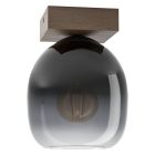 Bruine moderne plafondlamp hout, Frida