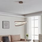 Beige moderne hanglamp aluminium, Ties, 36W, 3000K LED