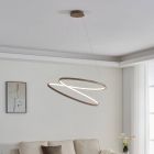Beige moderne hanglamp aluminium, Ties, 42W, 3000K LED