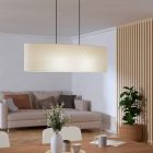 Zwarte moderne hanglamp stof, Siham