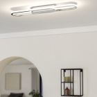 Chromen design plafondlamp aluminium, Crijn, 20W, white switch LED