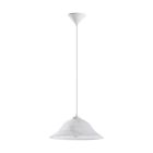 Witte hanglamp glas, Anouar