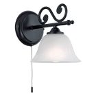 Malage wandlamp Landelijk / Klassiek Zwart / Wit