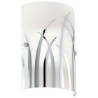 Witte design wandlamp glas, Ilyas