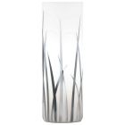 Chromen design tafellamp glas, Ilyas, met schakelaar
