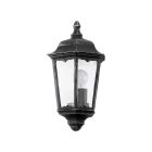 Zwarte klassieke buitenlamp aluminium, Leanna, IP44