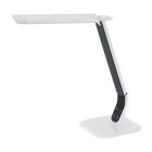 Witte design bureaulamp kunststof, Ilias, 6W, 5000K LED, met touchdimmer