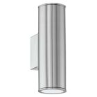 Zilveren moderne buitenlamp rvs, Marlies, IP44