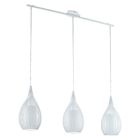 Witte moderne hanglamp glas, Maritima