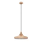 Koperen design hanglamp metaal, Piglio