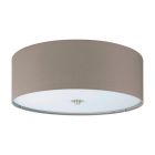 Taupe moderne plafondlamp stof, Abano