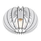 Witte design plafondlamp hout, Kiran