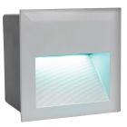 Zilveren inbouw buiten wandlamp aluminium, Anke, IP65
