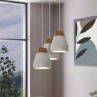 Betonnen hanglamp bruin, Antonio