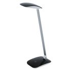 Zwarte moderne bureaulamp kunststof, Arslan, 5W, 4000K LED, met touchdimmer