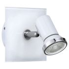 Stalen wandlamp Jasmijn wit