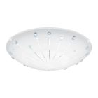 Witte plafondlamp glas, Bennet, 11W, 3000K LED