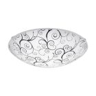 Witte plafondlamp glas, Bennet, 11W, 3000K LED
