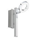Chromen moderne plafondspot, Madelinde, aluminium, 3w 3000K (warm wit) LED